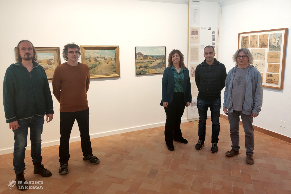 Tàrrega inaugura una doble exposició que posa en valor la relació del territori amb el pintor paisatgista Joan Vila-Puig