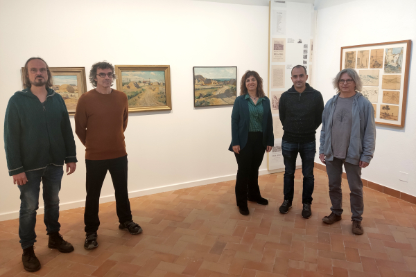 Tàrrega inaugura una doble exposició que posa en valor la relació del territori amb el pintor paisatgista Joan Vila-Puig