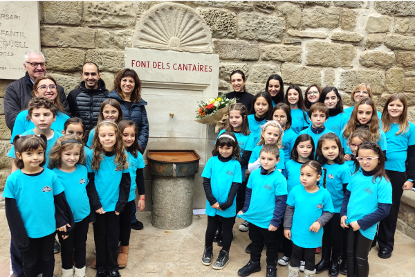 Tàrrega inaugura la remodelació de la Font dels Cantaires, monument al Parc de Sant Eloi que homenatja la Coral Infantil Mestre Güell