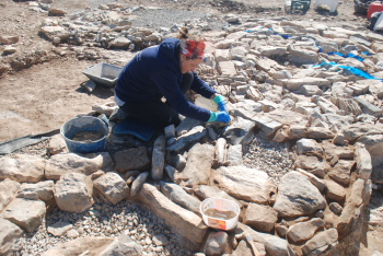 Finalitza una nova intervenció de restauració a la necròpolis d’Almenara