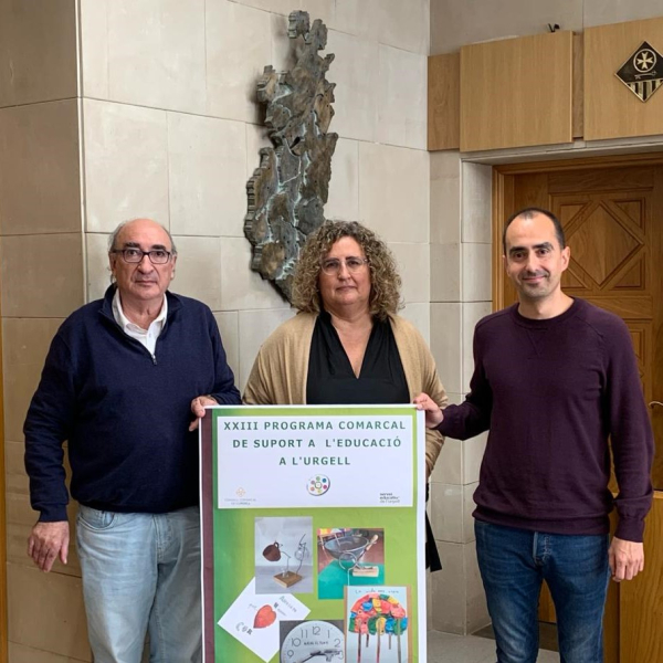 Tret de sortida al 23è programa comarcal de suport a l'educació a l'Urgell