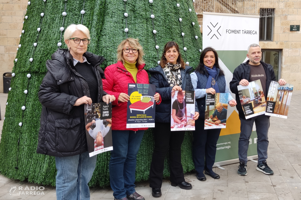 Tàrrega renova l'arbre de Nadal i programa una vintena d'activitats per aquestes festes