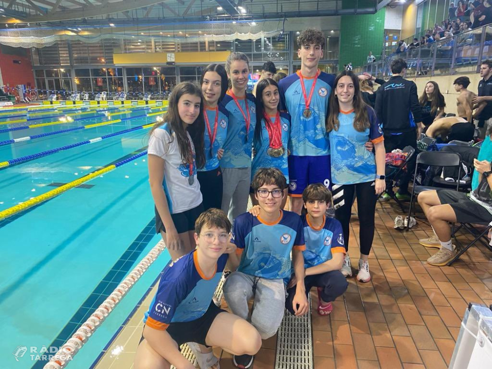 El CN Tàrrega aconsegueix 6 ors, 2 plates i 2 rècords de Catalunya als Campionats d'hivern Infantil i Júnior