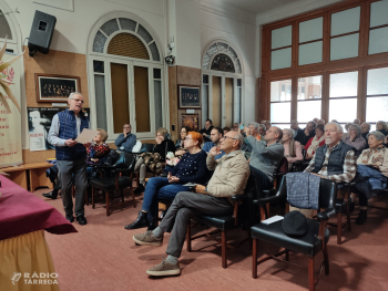 Pere Domingo explica la història del cinema a Tàrrega