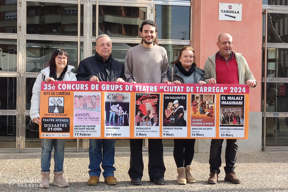 El gènere de la comèdia regna al 35è Concurs de Grups de Teatre Ciutat de Tàrrega, del 17 de febrer al 23 de març