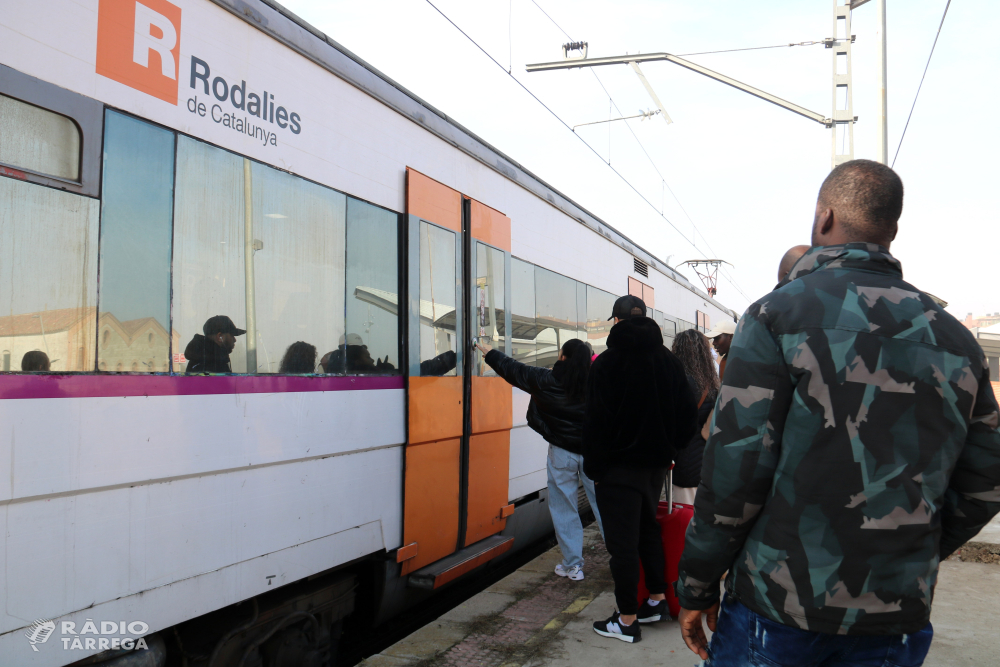 L'ampliació del servei de trens entre Lleida i Cervera començarà aquest dijous