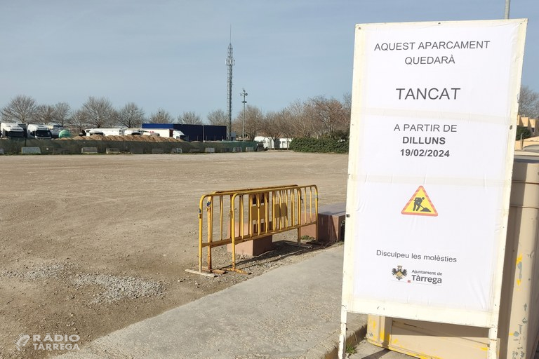 Les obres d'ampliació del CAP de Tàrrega obliguen a fer nous canvis de mobilitat i estacionament a partir de dilluns 19 de febrer