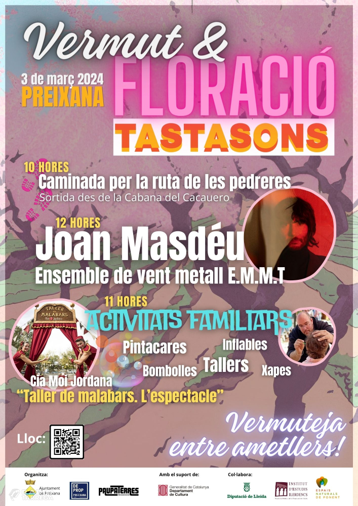 Preixana floreix amb el Tastasons, vermut & floració