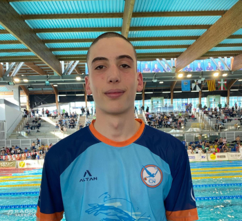 El nedador del CN Tàrrega Biel Gabernet, medalla de plata i bronze als Campionats d’Espanya