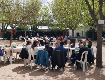 El Càmping Municipal, escenari de celebració de la festa de la Mona a Tàrrega amb més de mig miler de persones