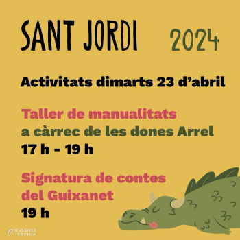 Foment Tàrrega ja ho té tot a punt per celebrar la Diada de Sant Jordi 2024