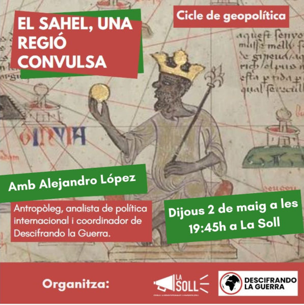 La Soll reflexionarà sobre la situació del Sahel amb Alejandro López