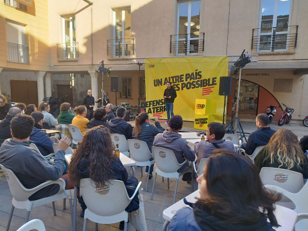 CUP: 'L’ecologisme és un macroprojecte. Construir una xarxa de transport públic és un macroprojecte'
