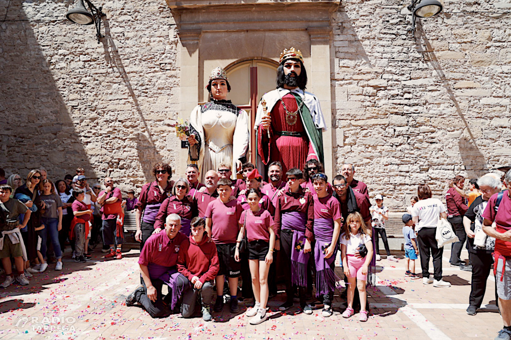 Tàrrega presenta la restauració dels gegants centenaris de la Mercè en el marc de la Festa Major 2024