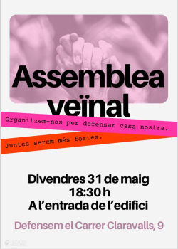 Una trentena de famílies reben una interlocutòria judicial que els obliga a abandonar els pisos de lloguer