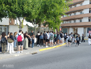 206 alumnes s'examinen de la selectivitat a l'Institut Manuel de Pedrolo de Tàrrega