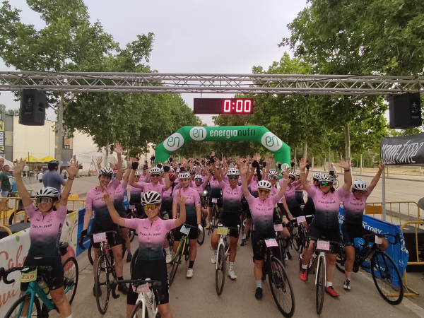 Gairebé 350 dones ciclistes participen a la Pedals de Dona de Tàrrega