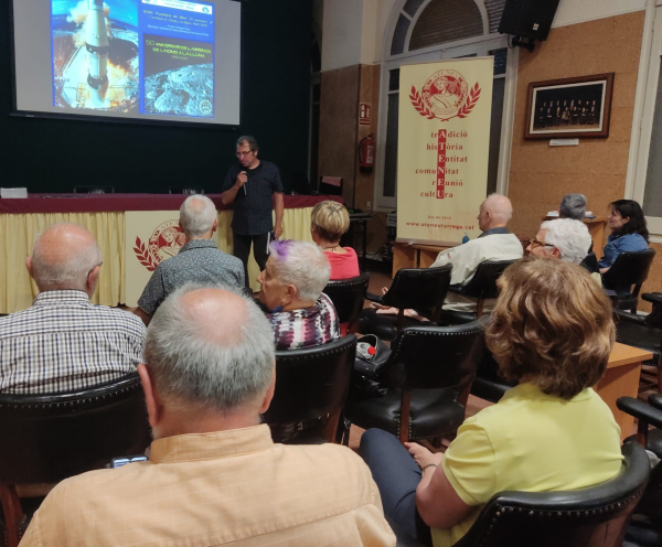 Miquel Torres presenta el llibre de ‘50è aniversari de l’arribada de l’home a la lluna’ a Tàrrega