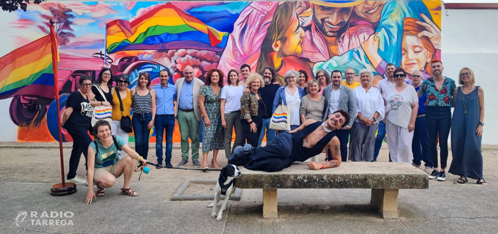 Inauguració del Mural LGBTI+ a Bellpuig