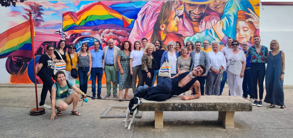 Inauguració del Mural LGBTI+ a Bellpuig