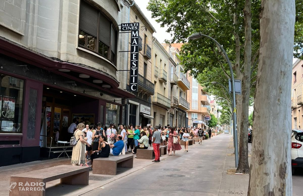 Gairebé 1.200 persones passen pels cinemes Majèstic de Tàrrega per veure 'Del revés 2'