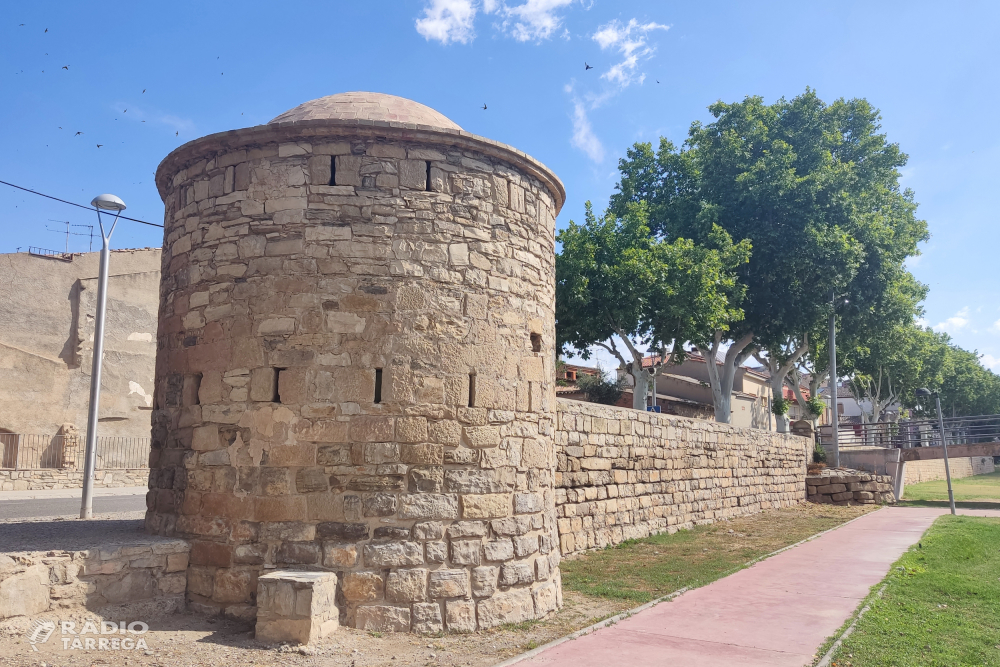 Tàrrega finalitza els treballs de restauració dels dos torricons situats a la muralla carlina del carrer Migdia