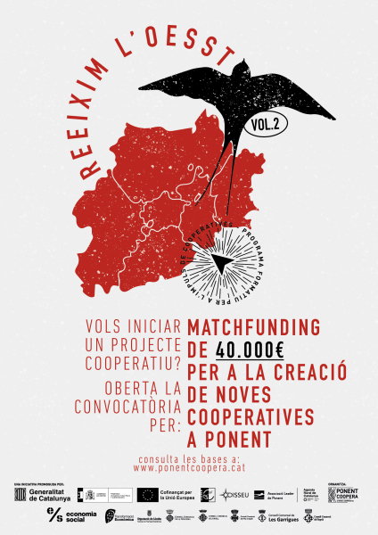 Oberta la convocatòria per presentar-se al matchfunding de Reeixim L’OESST que preveu repartir 40.000€ o més entre 5 projectes