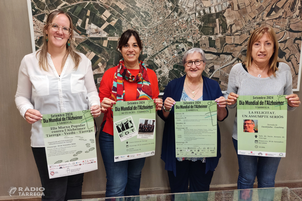 Tàrrega es mobilitza contra l’Alzheimer amb activitats solidàries, esportives i culturals