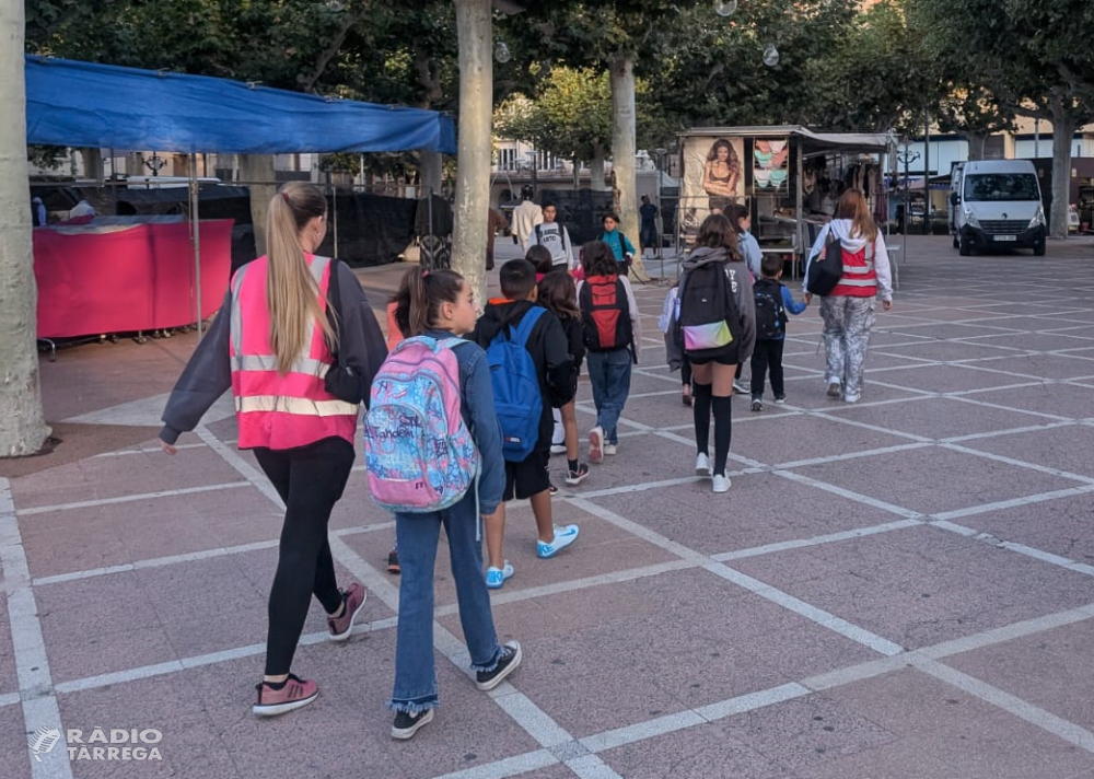 L’Ajuntament de Tàrrega posa en marxa per segon any consecutiu el servei d'acompanyament d'infants a l'escola