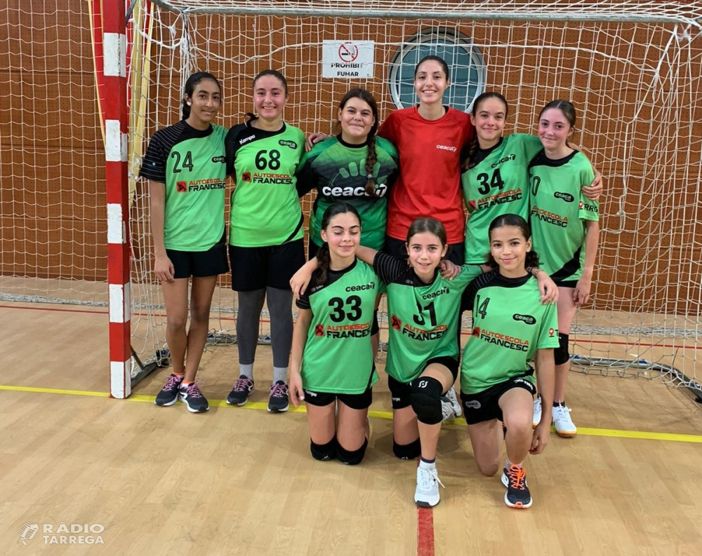 Crònica dels partits d'handbol del cap de setmana del CEACA Tàrrega