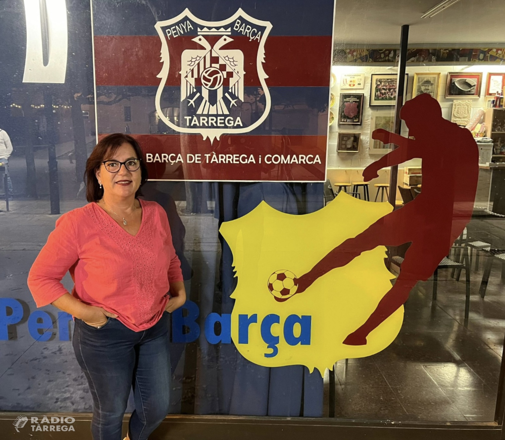 Carme Amenós, nova presidenta de la Penya Barça de Tàrrega