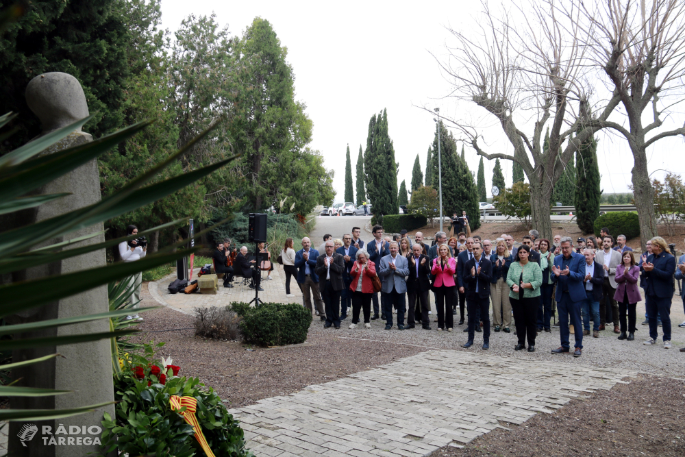 El Tarròs reivindica els orígens rurals de Companys en el 84è aniversari de l'afusellament del president