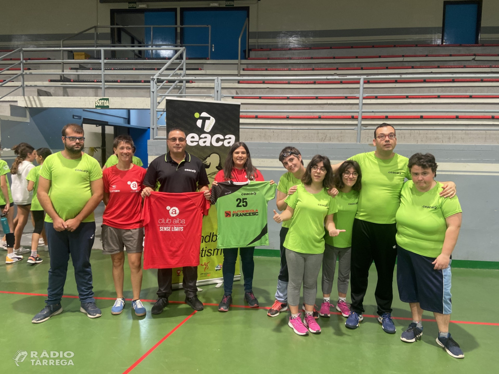 El Club Alba i el CEACA Tàrrega signen un conveni per crear un equip d'handbol inclusiu a la ciutat