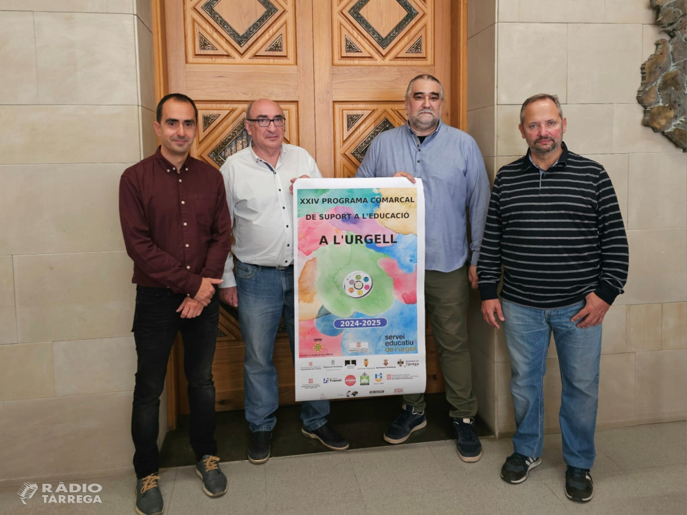 Presentació del XXIV Programa Comarcal de Suport a l’Educació a l’Urgell (PCSEU)