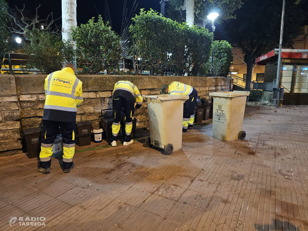 El nou sistema de recollida d’escombraries comença a Tàrrega amb el 80% de participació ciutadana