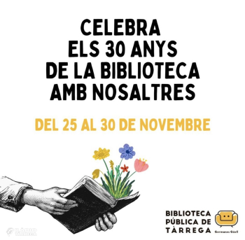 La Biblioteca pública de Tàrrega Germanes Güell celebra el seu 30è aniversari