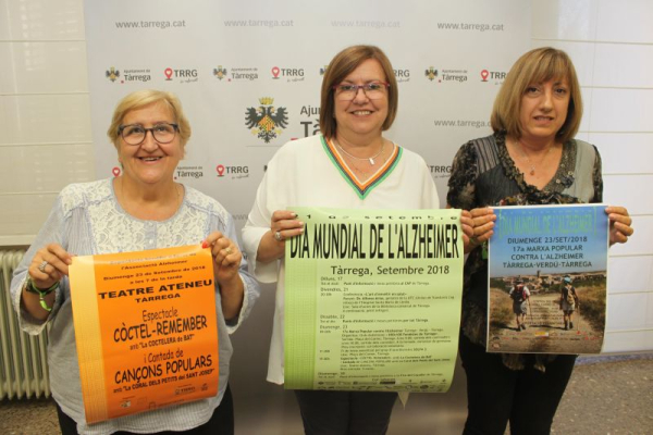 Tàrrega es mobilitza contra l’alzheimer amb activitats benèfiques de sensibilització