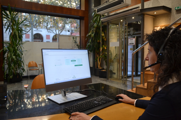 Engeguen un programa pilot de videoatenció per tramitar consultes i pagaments de taxes a la demarcació de Lleida