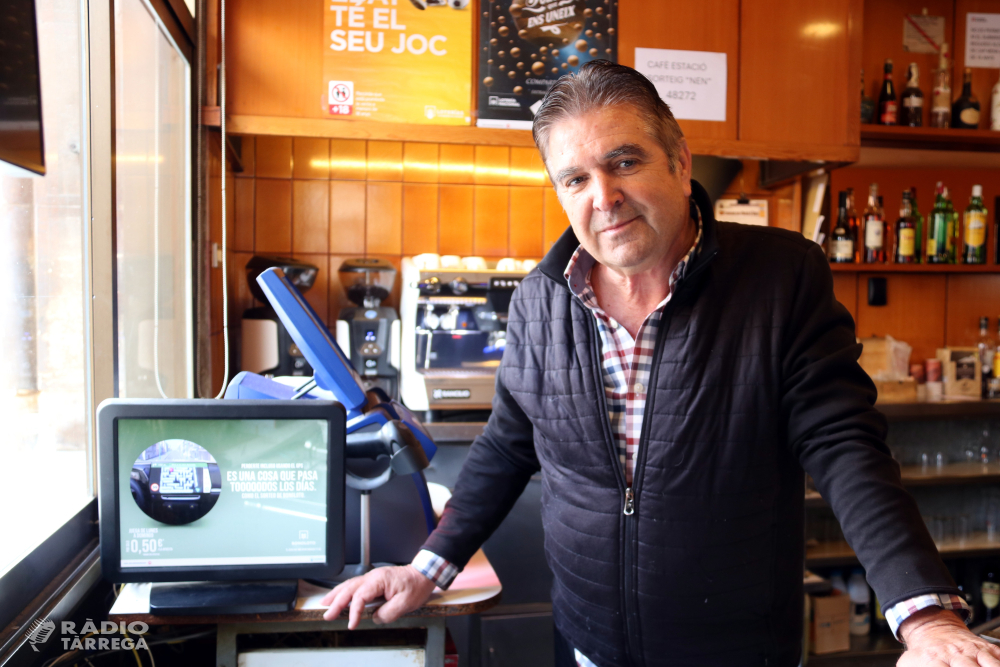 El cafè Estació de Tàrrega ven un dècim del tercer premi del sorteig de Reis