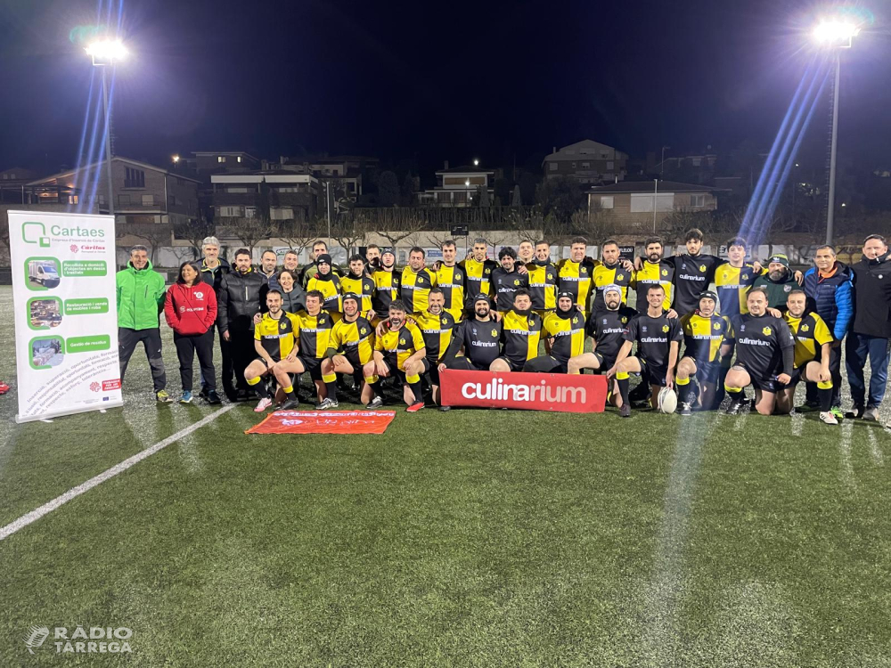 L’equip de Rugbi del Club Esportiu Alba de Tàrrega presenta la nova temporada amb equipació i patrocinadors