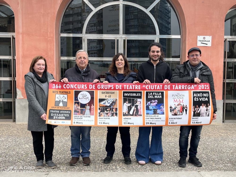 Més d’una seixantena de propostes es presenten al 36è Concurs de Grups de Teatre Ciutat de Tàrrega