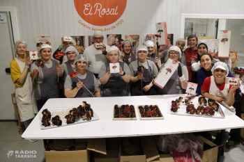El Rosal de Tàrrega preveu arribar a les 30.000 roses de galeta per Sant Jordi