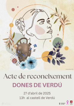 Verdú homenatjarà a les dones que han marcat la història del municipi el proper 27 d’abril