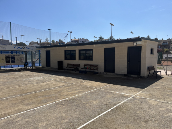 L’Ajuntament de Tàrrega finalitza les obres de renovació de les pistes de bitlles