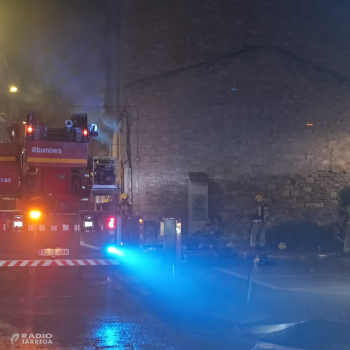 Mor una persona en l'incendi d'un habitatge del carrer Sant Joan de Tàrrega