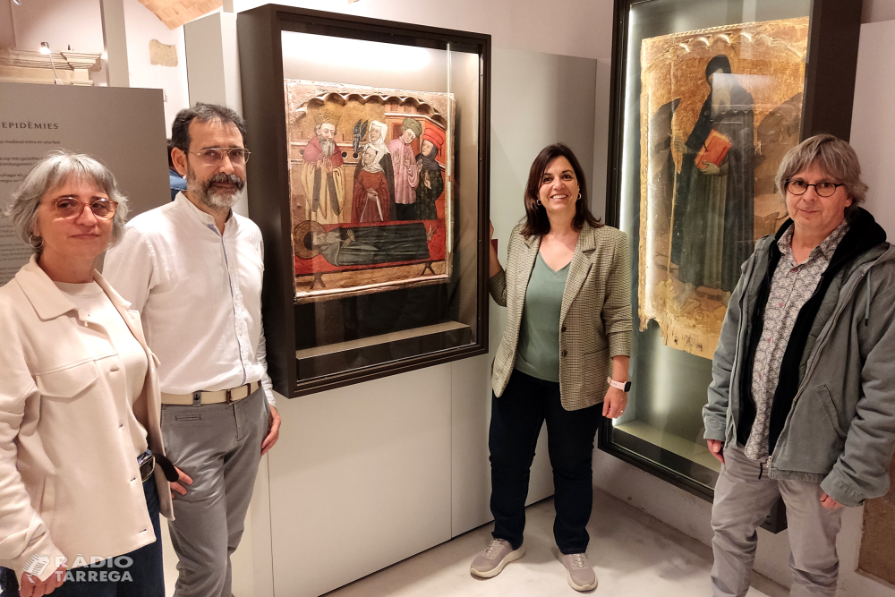 El Museu Tàrrega Urgell incorpora un fragment de retaule gòtic de l’artista Ramon de Mur al seu fons permanent