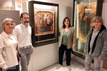 El Museu Tàrrega Urgell incorpora un fragment de retaule gòtic de l’artista Ramon de Mur al seu fons permanent