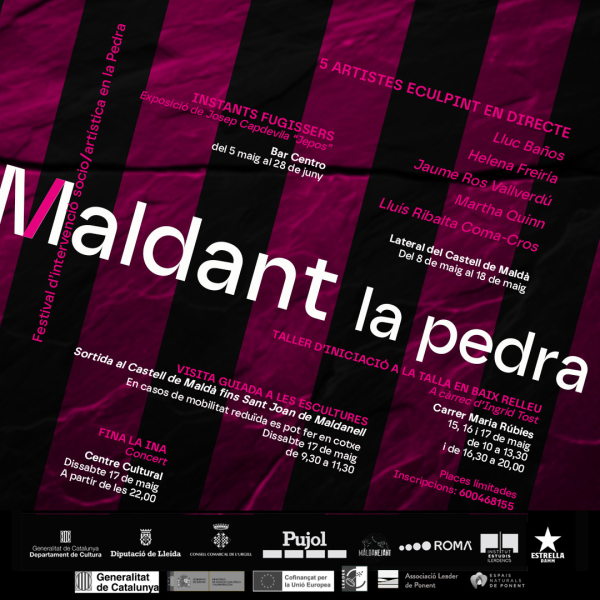 L’art i la pedra tornen a transformar Maldà del 8 al 18 de maig