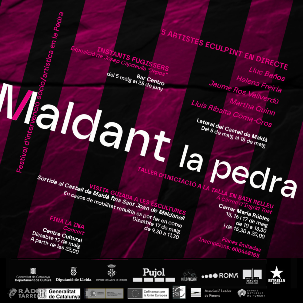 L’art i la pedra tornen a transformar Maldà del 8 al 18 de maig