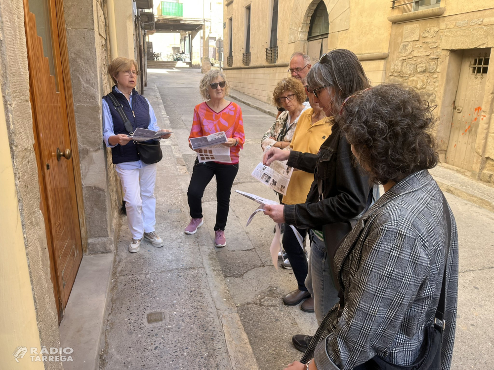 Tàrrega commemora el Dia de la Memòria Històrica i Democràtica amb la Ruta Stolpersteine